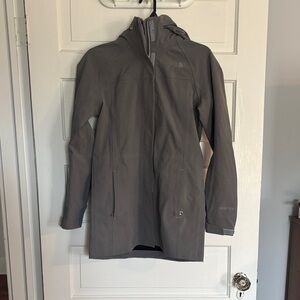 The North Face Gray Hooded Apex Flex All Weather Jacket